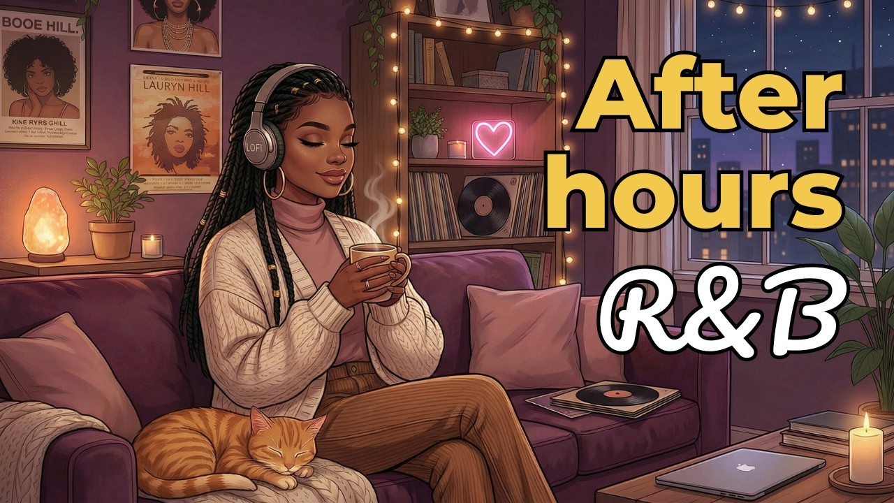 Late-Night R&B Playlist 🌙 Smooth Late Night Beats for Focus & Deep Thinking (1 Hour)