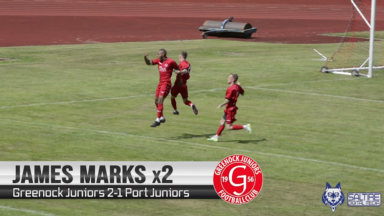 HIGHLIGHTS: Greenock Juniors 3-2 Port Glasgow Juniors - WOSFL B - 17/07/21