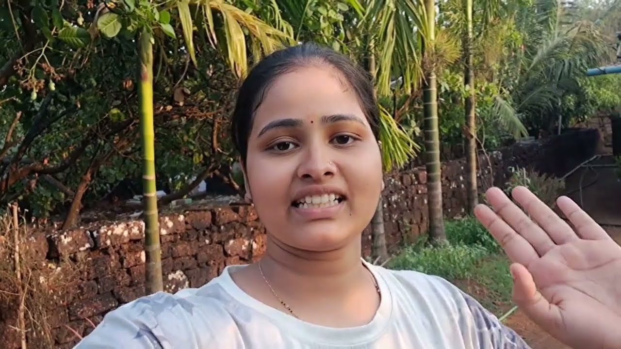 आमच्या घराजवळ किती काजू लागले बघा 