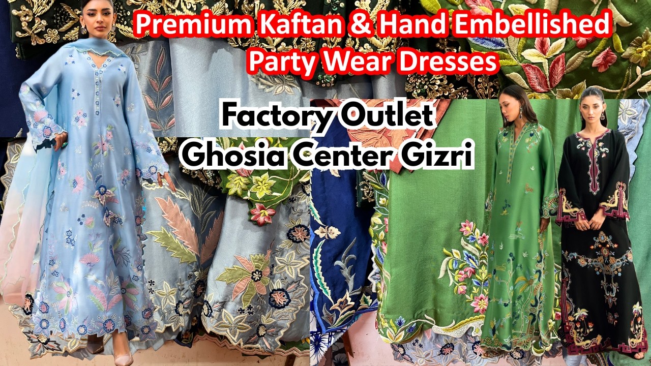 Karachi's Hidden Factory Outlet | Maham Boutique Luxury Kaftans & Wedding Collection  Ghousia Market