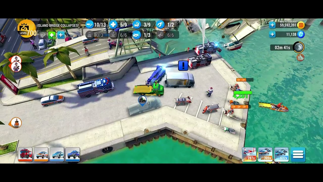 EMHQ Gameplay - Island bridge collapses! #emergencyhq
