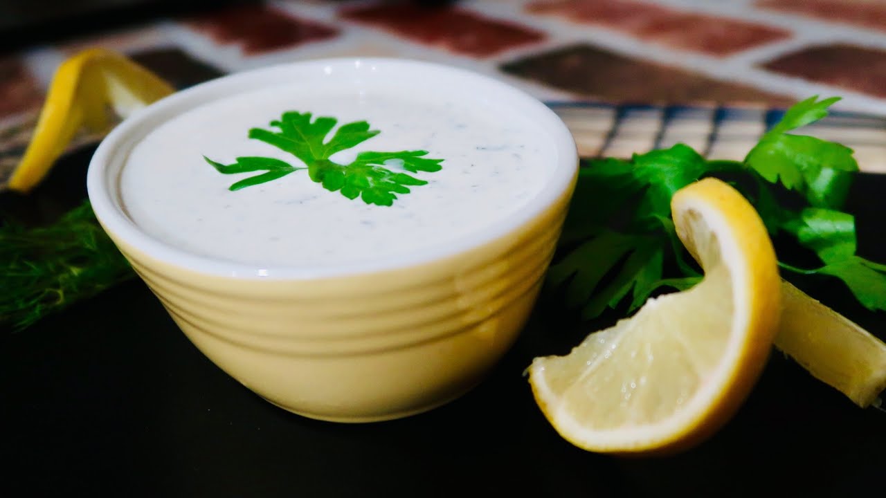طريقة تحضير || صوص الرانش || دريسنج الرانش || How to make ranch dressing