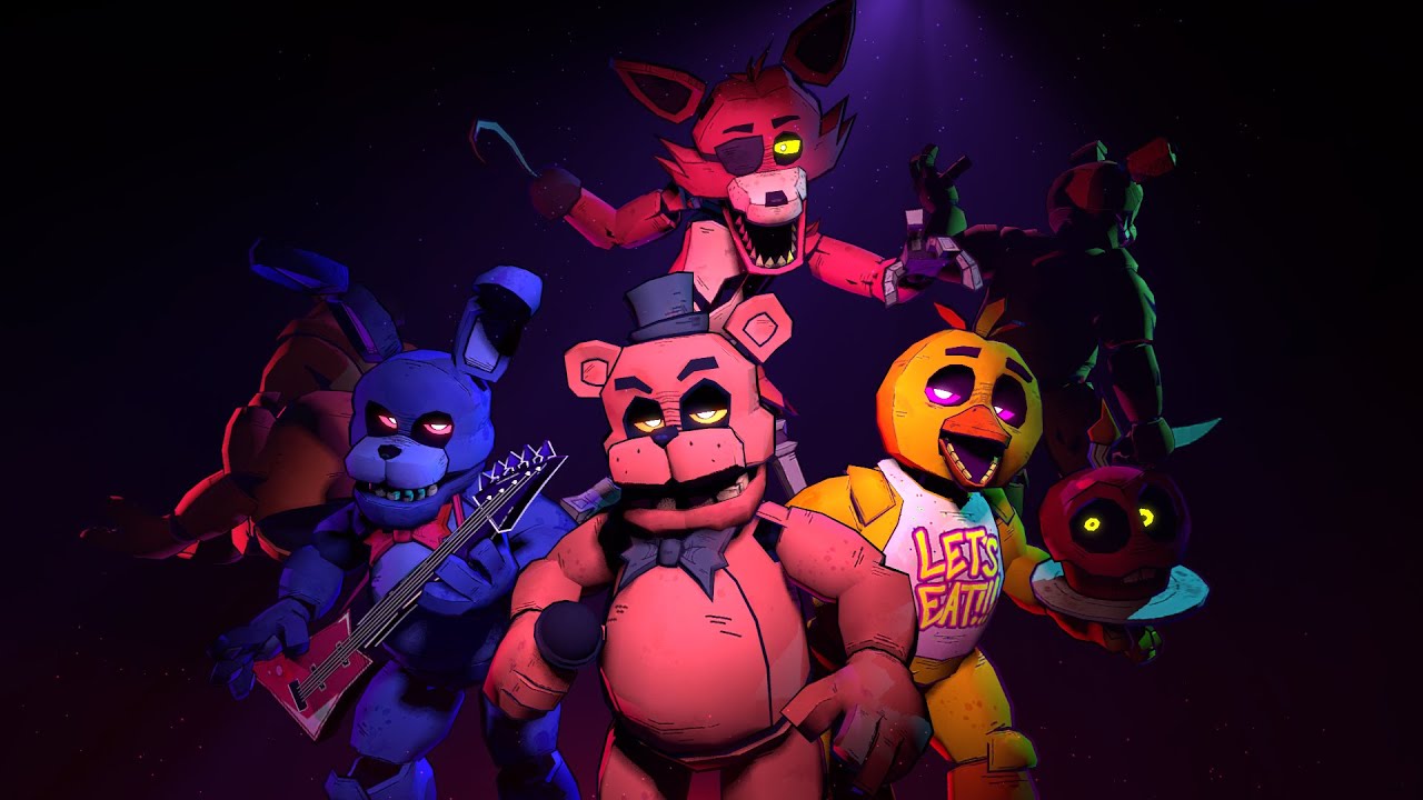 Stylized FNaF Generations | Speed Art (sfm)