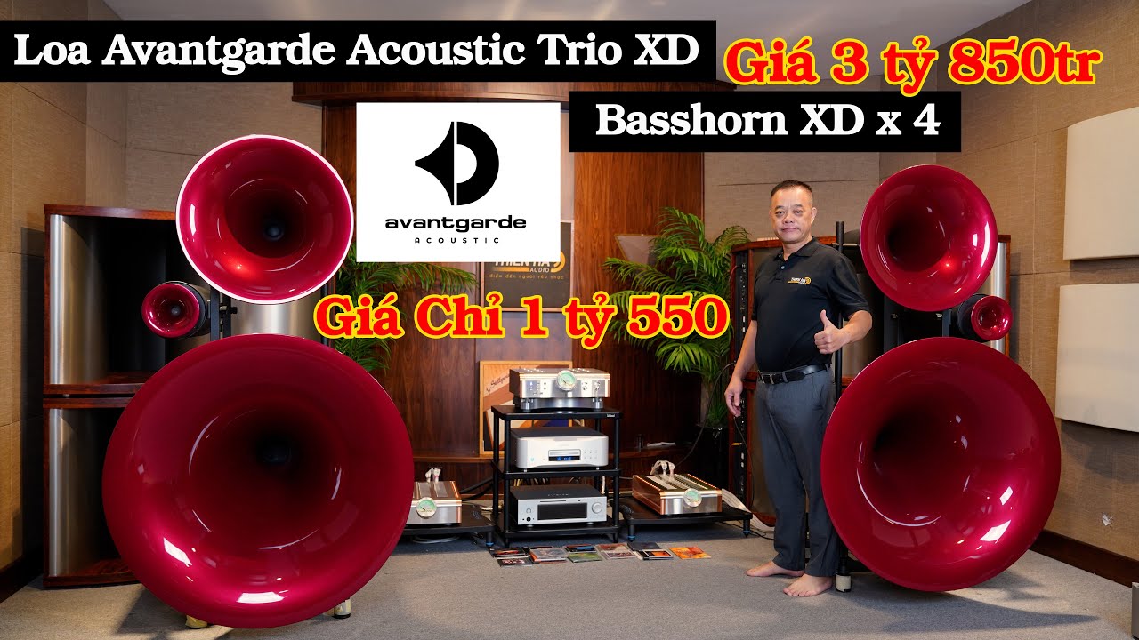 Siêu Phẩm Loa Kèn Đầu Bảng Avantgarde TRIO XD(4x Basshorn) Giá 3tỷ850tr Nay Chỉ Còn 1tỷ550tr