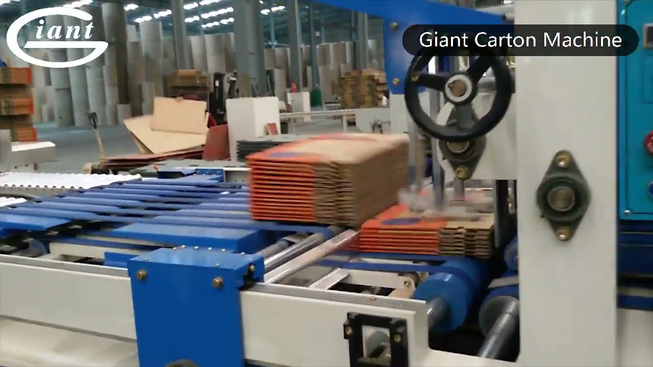 3,5,7 Ply Corrugated Carton Box Production Line - Fully Automatic Case Maker