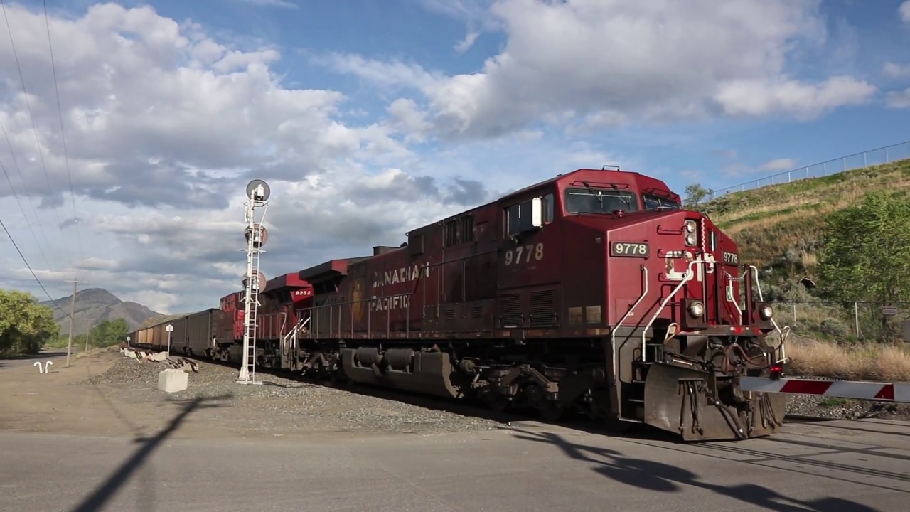 CP Coal Trains in Kamloops