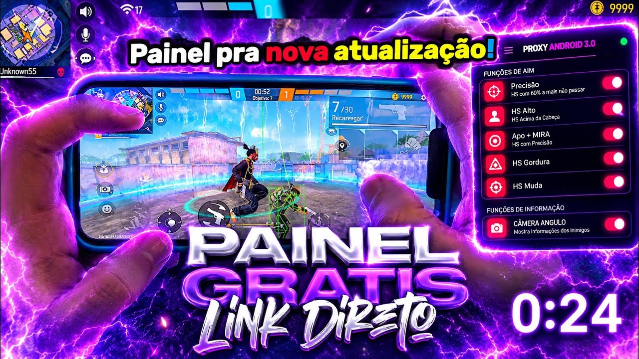 UPDATED PANEL XIT FFH4X ANDROID / IPHONE + FREE PROXY 100% HS DIRECT LINK ✅