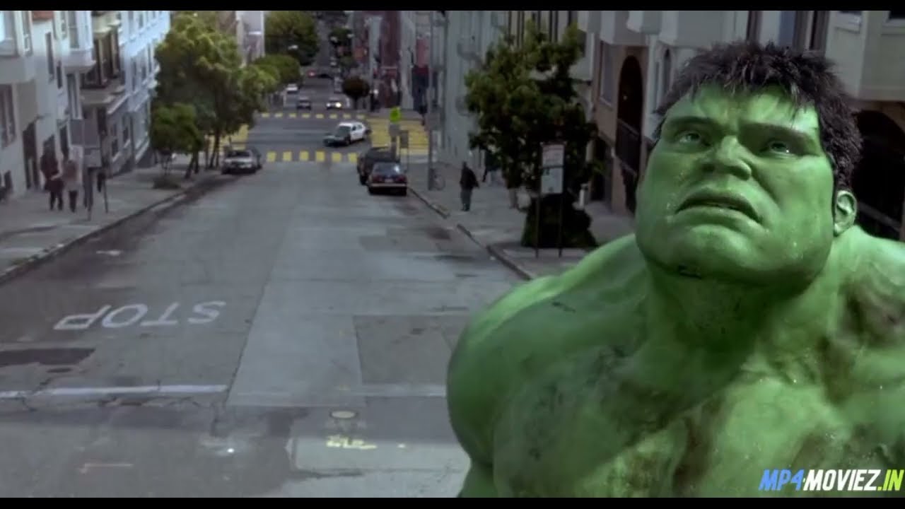 Hulk movie action scene