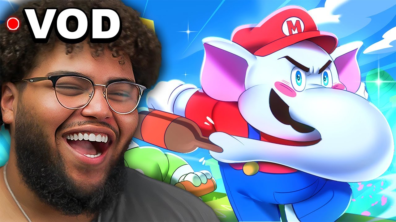DRUNK SUPER MARIO BROS WONDER WAS A MISTAKE! (Grizzy VOD)