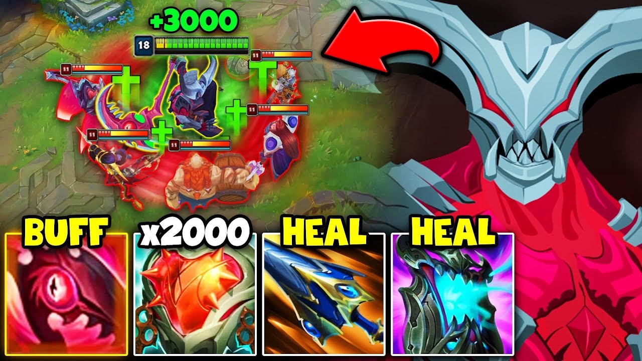 RIOT JUST BROKE RED KAYN WITH THIS NEW HEALING BUFF (HE'S A TANK NOW?)