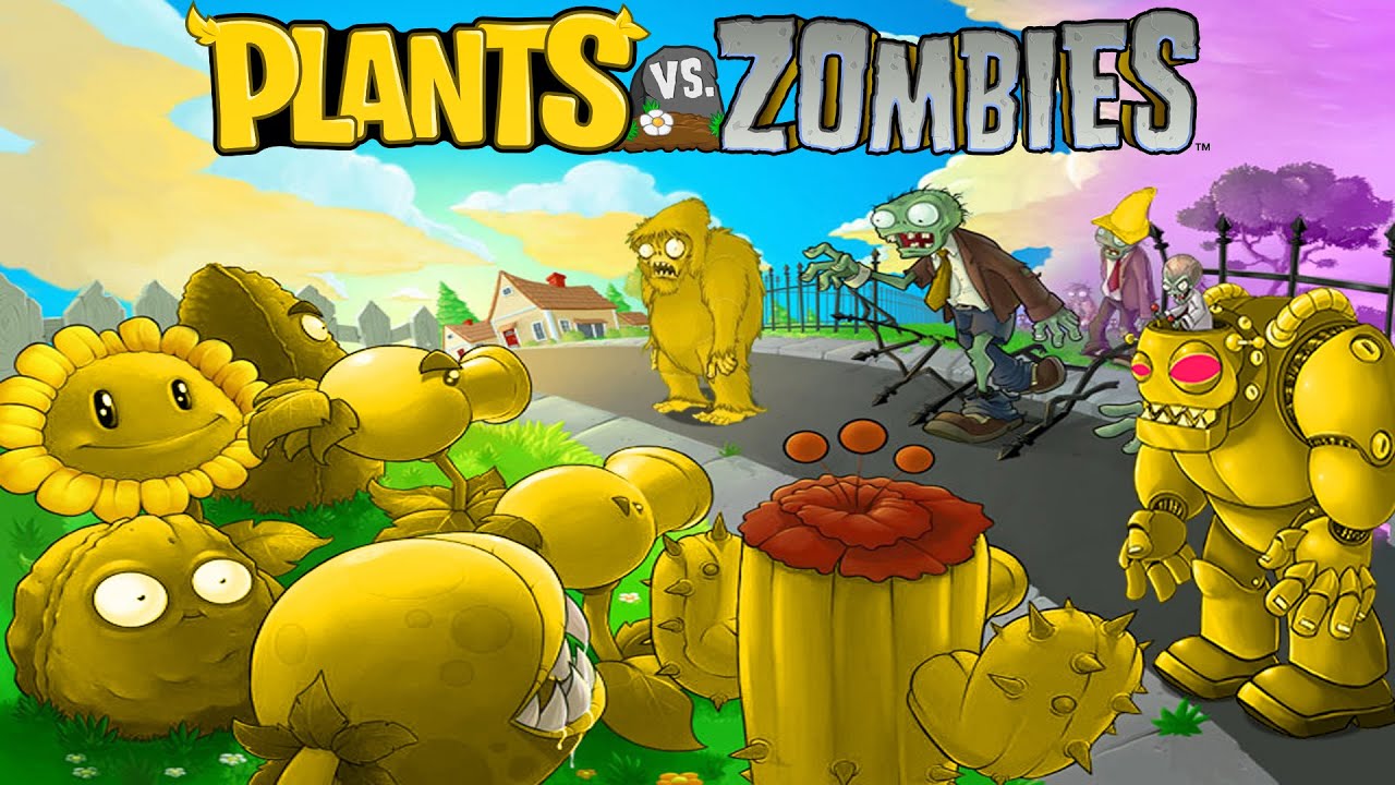 Plants Vs Zombies Golden Mod Gameplay
