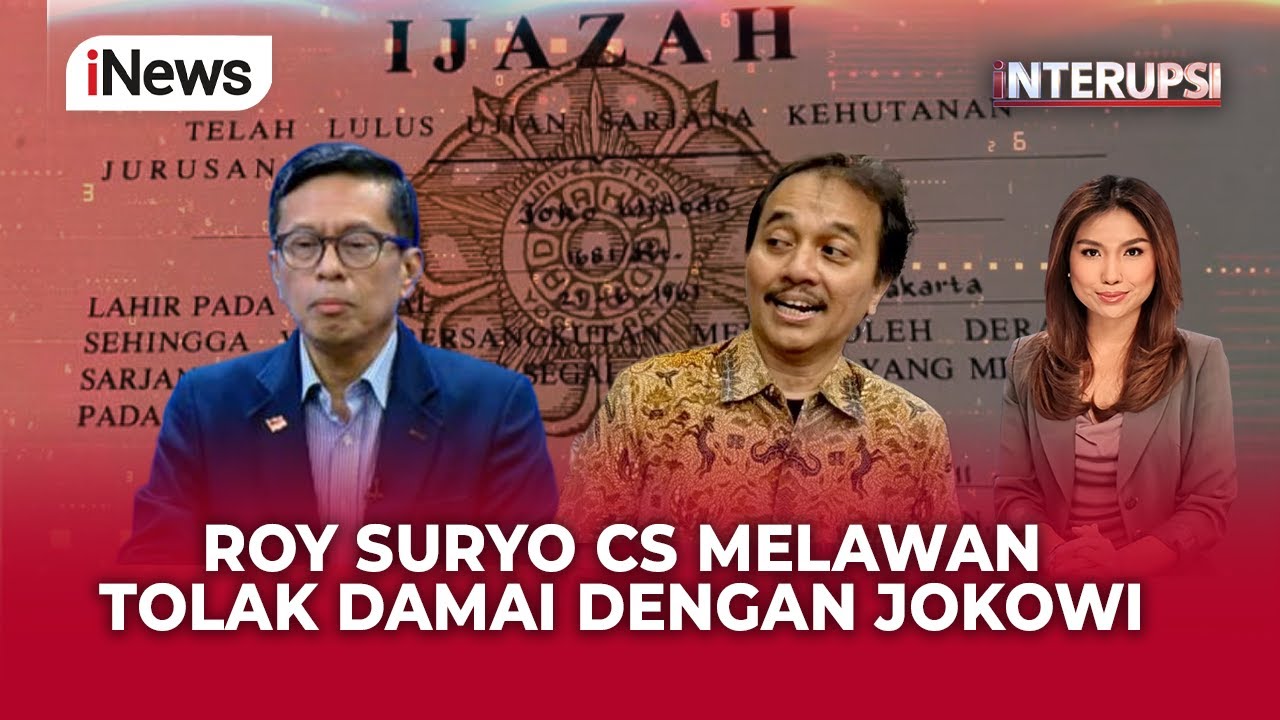 🔴LIVE ROY SURYO CS MELAWAN TOLAK DAMAI DENGAN JOKOWI | INTERUPSI 27/11