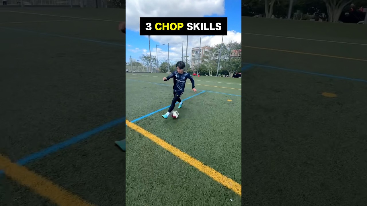 Who's CHOP SKILL do you like??🤔#football #soccer #shorts