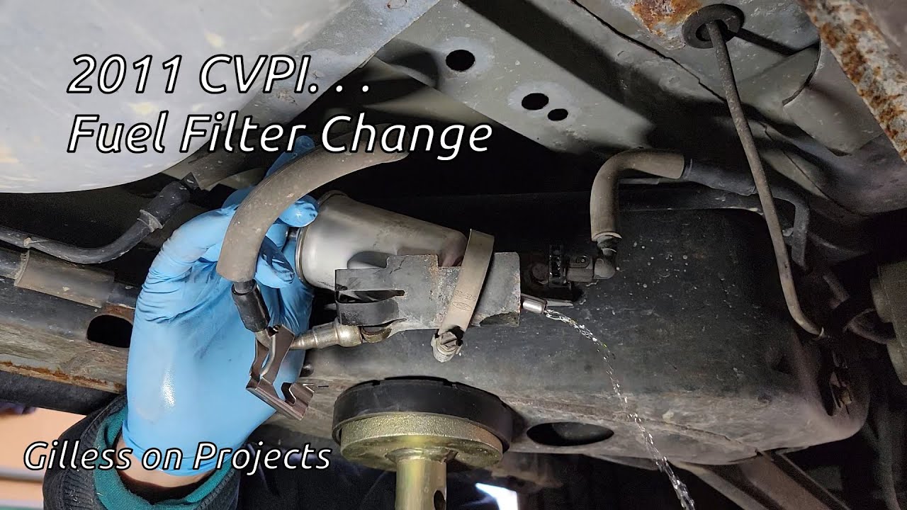 2011 Ford Crown Victoria Police Interceptor - Changing the Fuel Filter