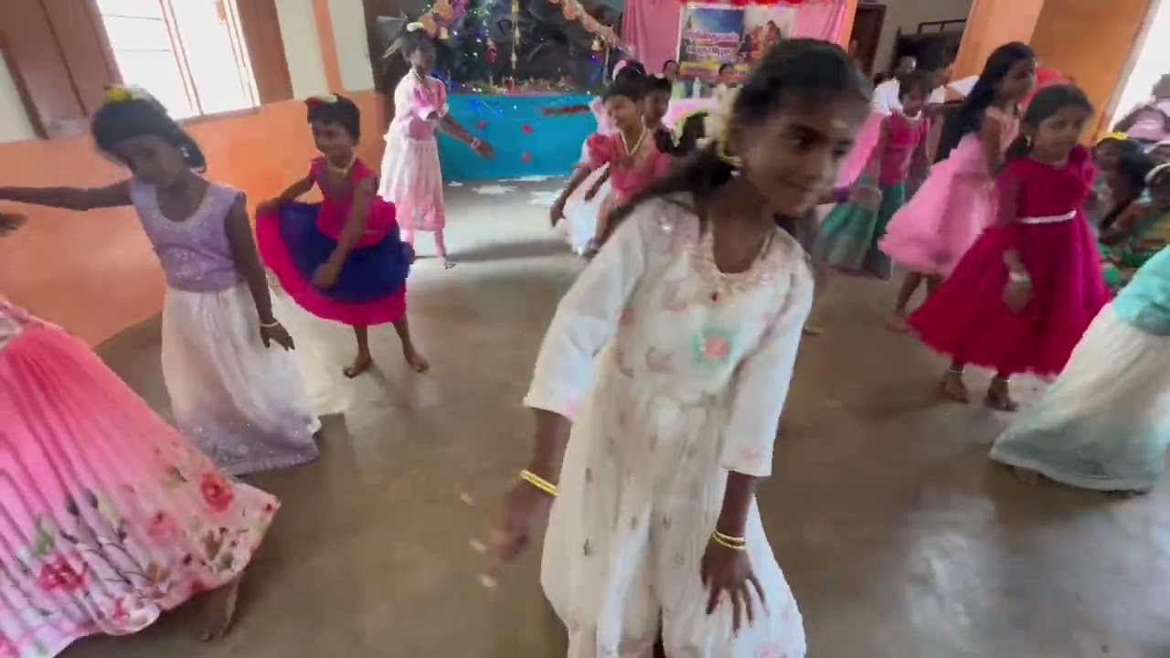 Christmas celebration in Kirusthuraja school Iruthayapuram