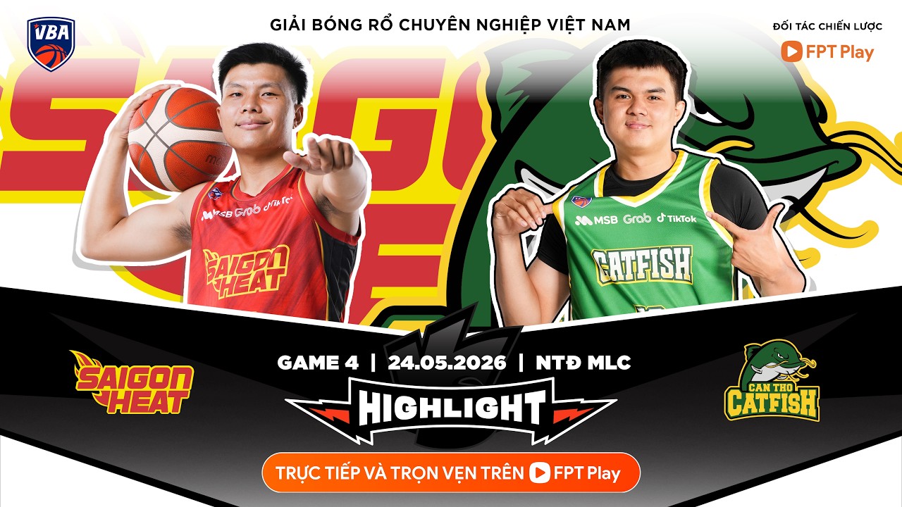 Full Game 4 Highlights | Saigon Heat vs Cantho Catfish (24/05)