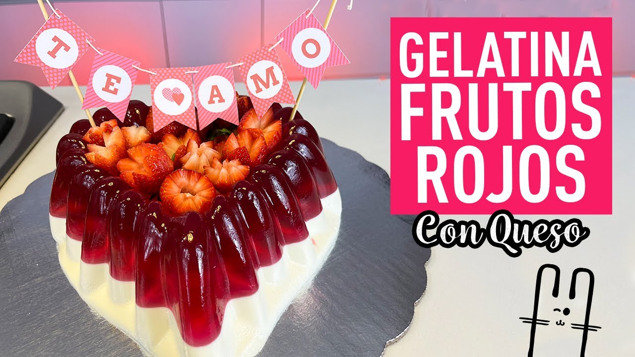 Receta de GELATINA DE QUESO CREMA CON FRUTOS ROJOS | Gelatinas Gourmet | El Baúl de Jave