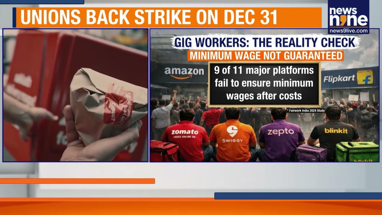 Gig Workers Call Nationwide New Year Strike On December 31, Demand Ban On 10-Minute Deliveries