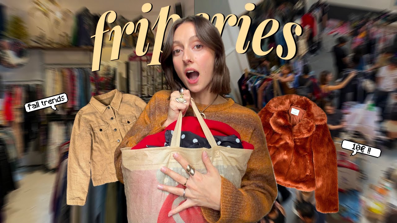 Je VOUS chine les tendances de l'automne en friperie ! (vlog & haul)