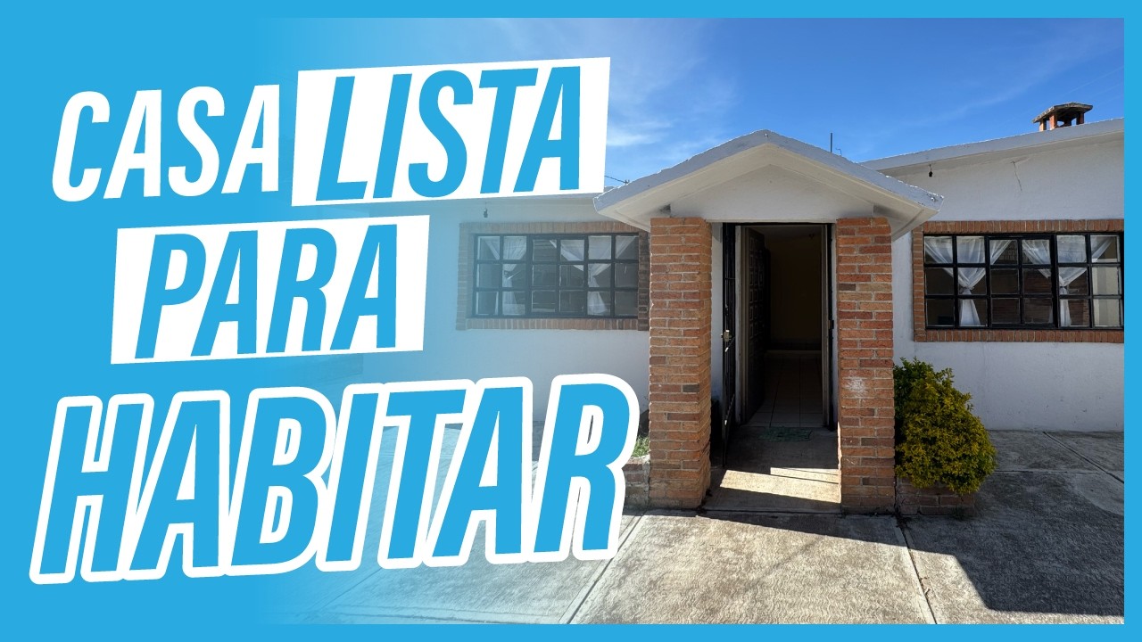 🏡 Casa con 300 m² de terreno en Atlacomulco | Amplio patio y todos los servicios