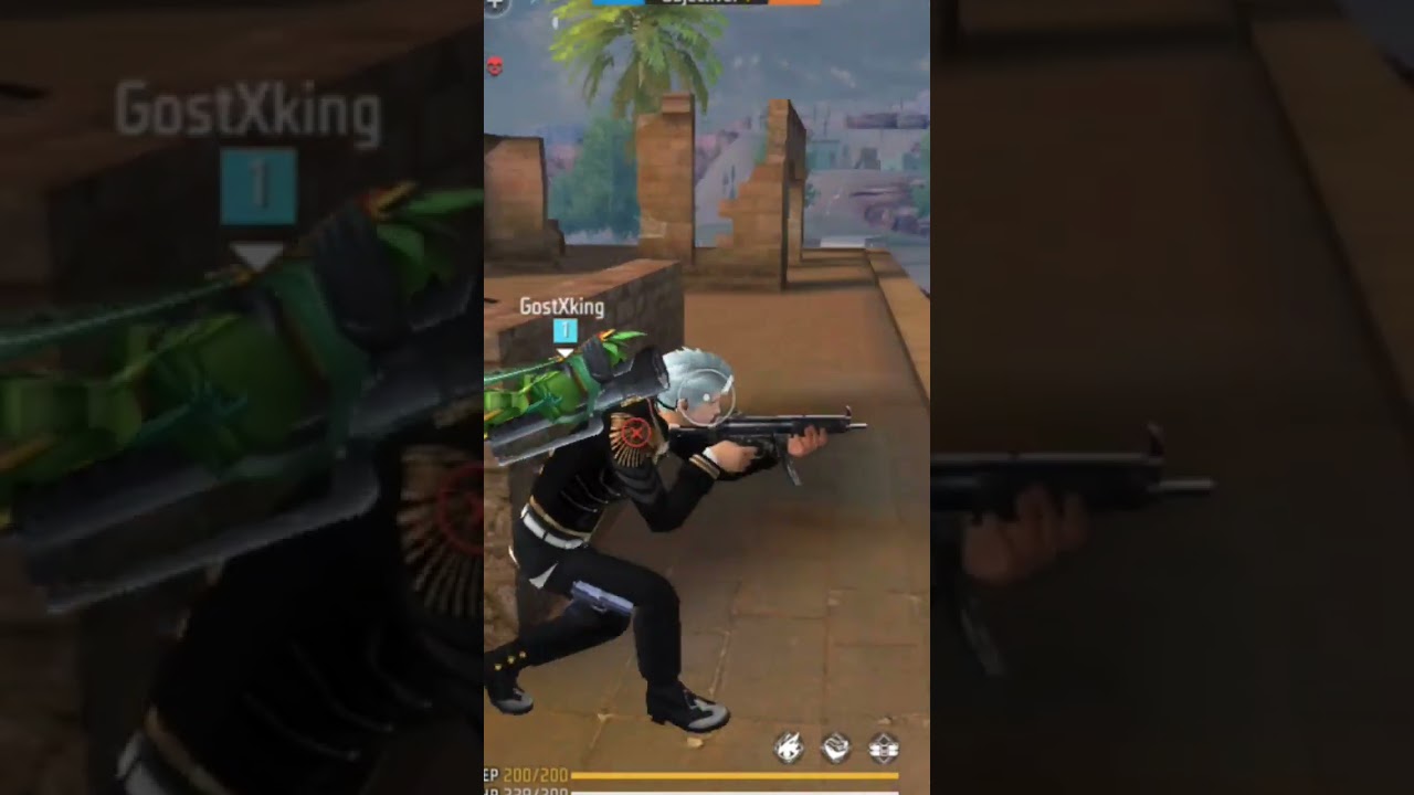 1VS4 CLUTCH &hearts;️😍                           #garenafreefire #freefire #shorts #short #gujjugamer