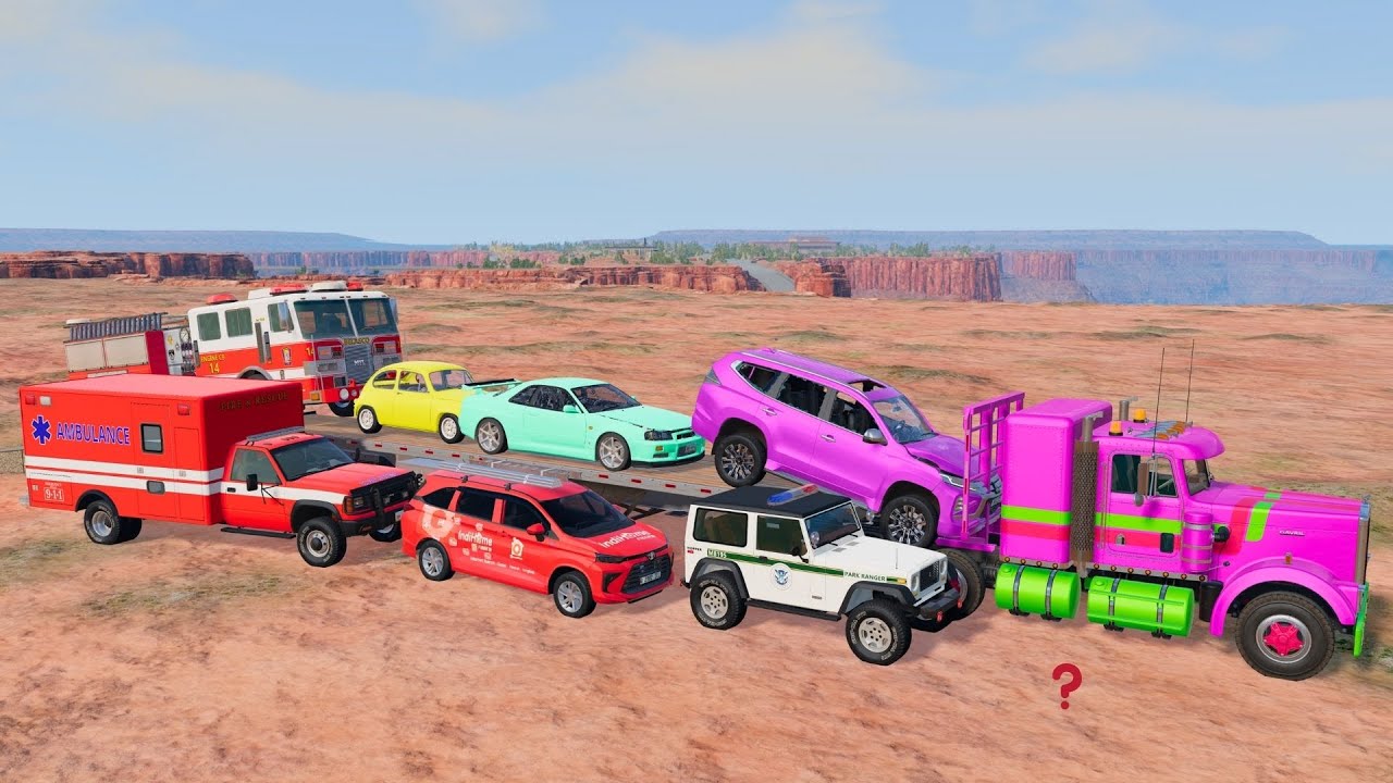 🚚🚨🚖mobil-mobilan warna truk oleng, mobil molen, mobil polisi, eksavator,pemadam, ambulan, dll🚚🚨🚖