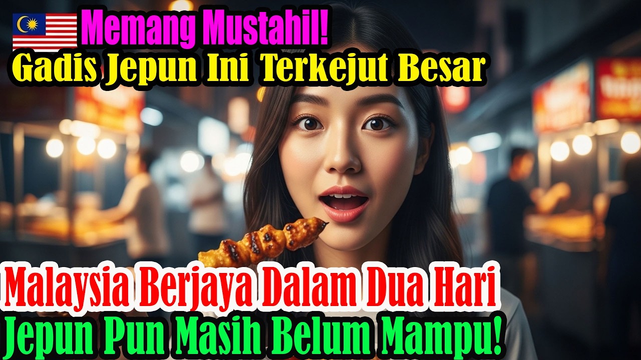 Tidak dapat dipercayai Gadis Jepun terkejut Malaysia berjaya dalam 2 hari, Jepun masih belum mampu