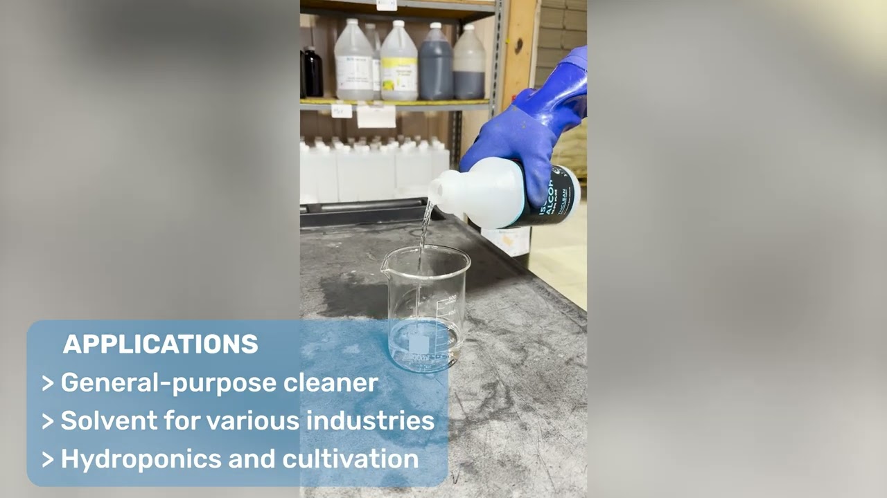 99.9% Isopropyl Alcohol (IPA) &ndash; Isopropanol, All-Purpose Cleaner, DIY Chemicals
