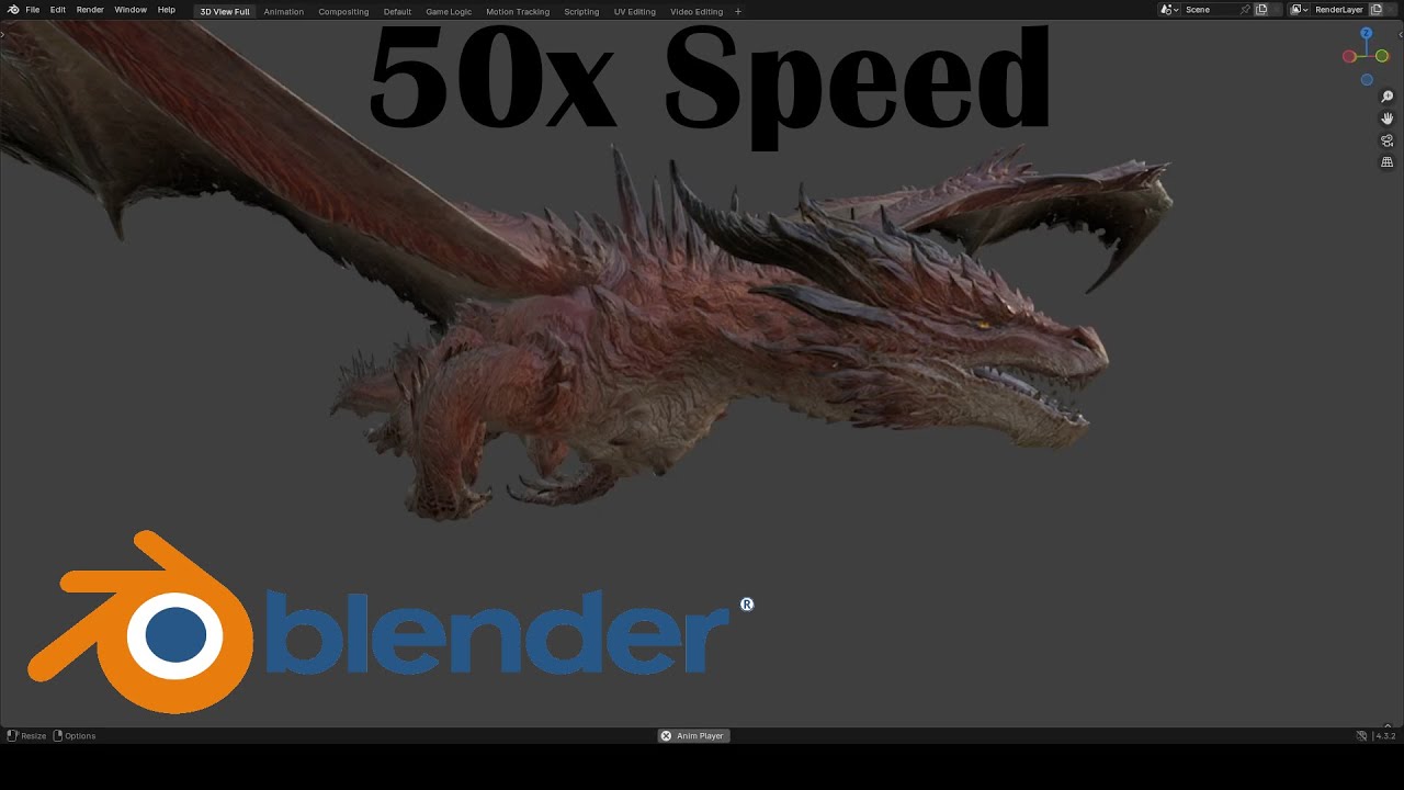 Saf'ijiiva New Glide/Flight Cycle Animations Timelapse