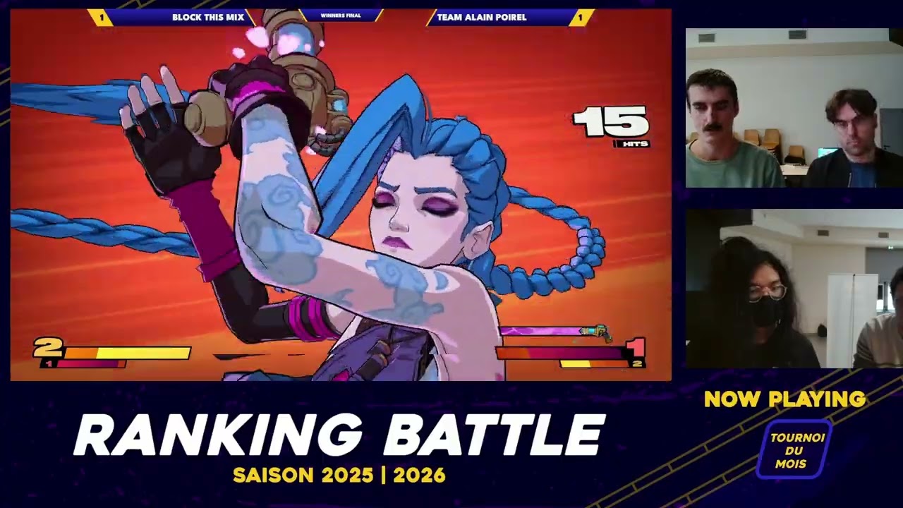 Ranking Battle Octobre 2025 Top 3 2XKO