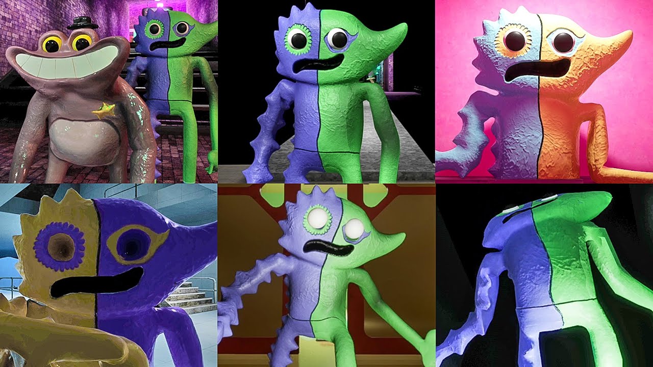 Garten of Banban 1-6 - All Jester Bittergiggle Scenes in Third Person