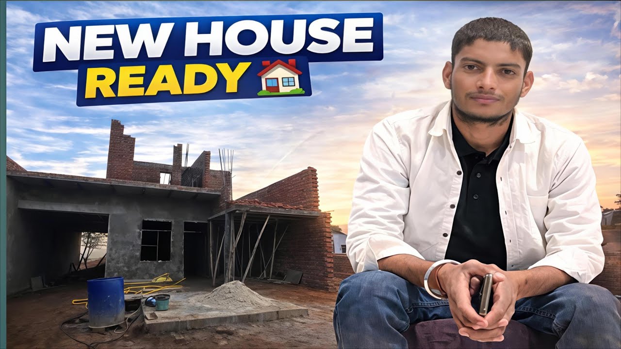 New house 🏠 new Holland 😂 करो चेक ट्रैक्टर की लोक घर भी पेंडिंग है #3630farmingarunthakur ...