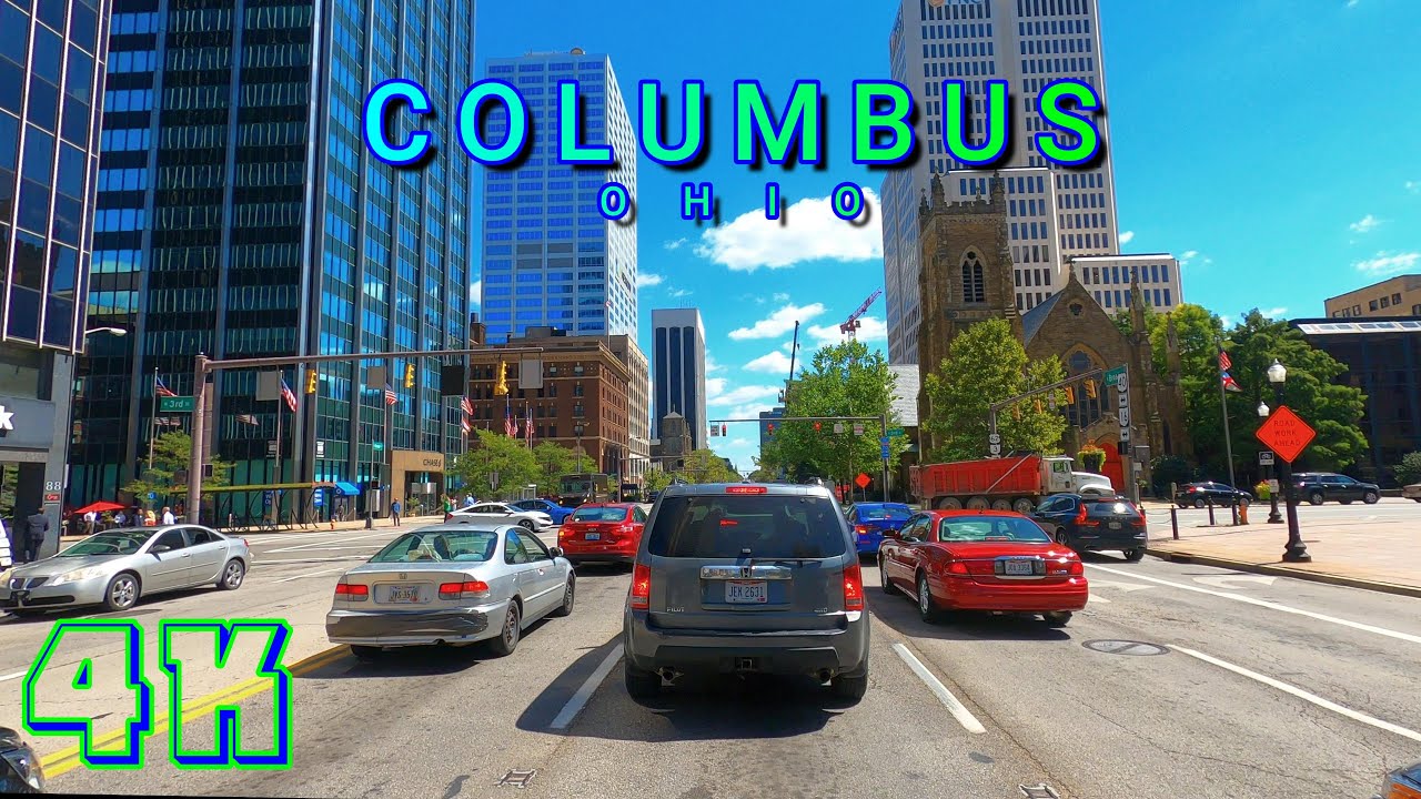 Columbus Drive Part 1/4, Ohio USA 4K - UHD
