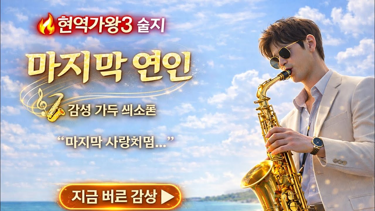 🔥 현역가왕3 솔지 화제곡 | 마지막 연인 🎷 알토 색소폰 감성 커버