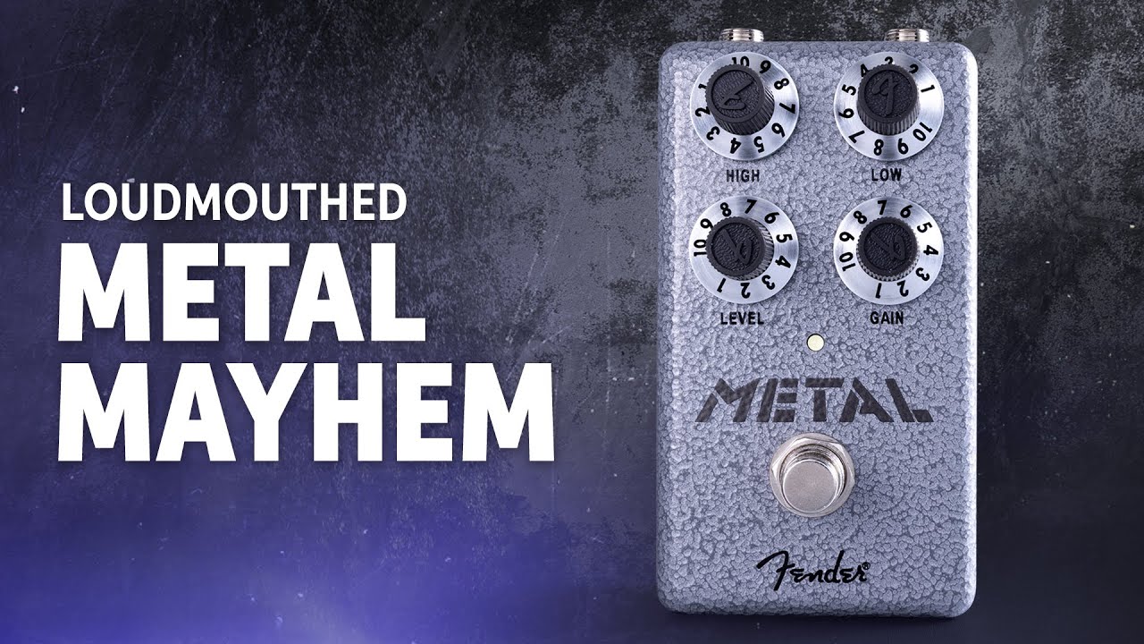 Fender Hammertone Metal Distortion Pedal Demo