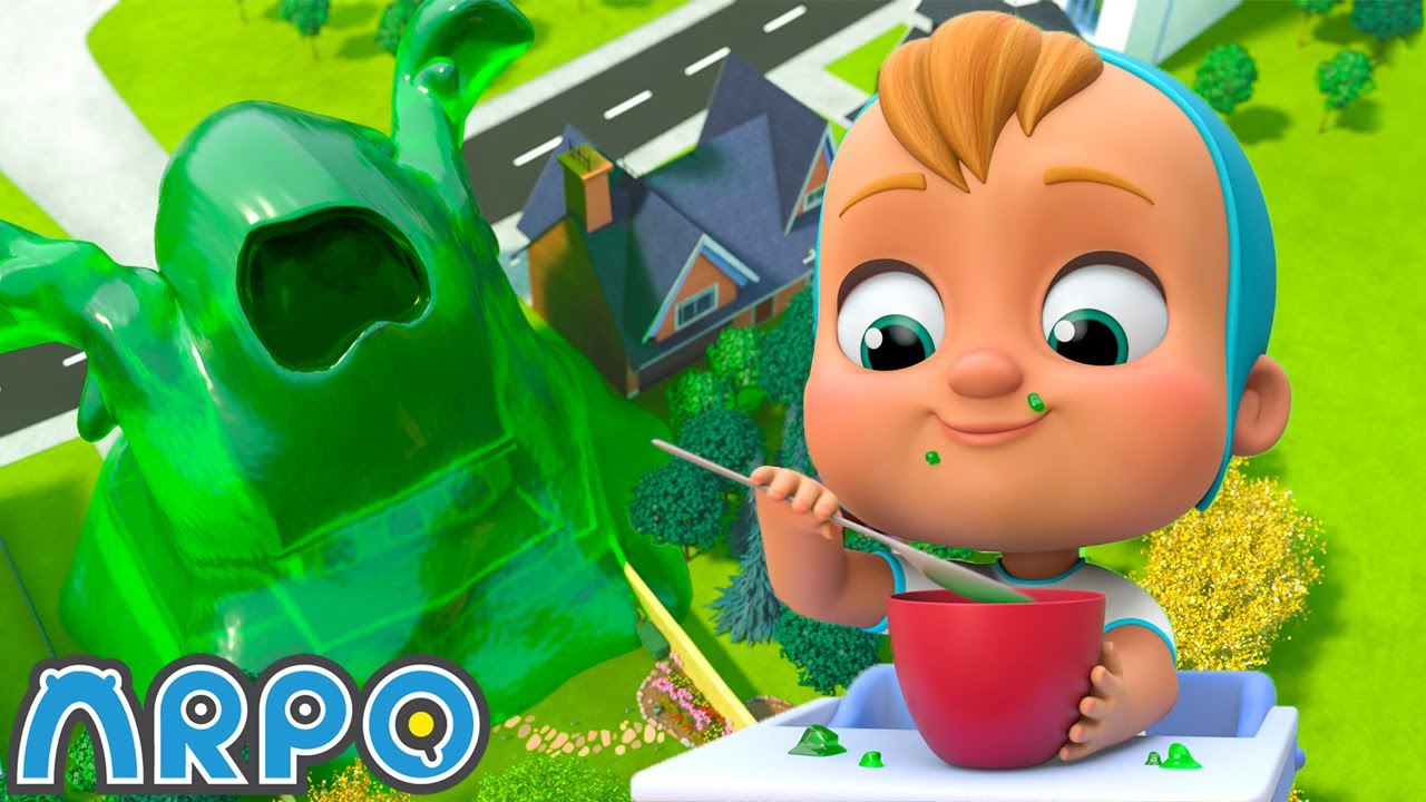ARPO The Robot: How To Get Rid Of A Jelly Monster | S5 Compilation | Funny Robot Cartoons for Kids!