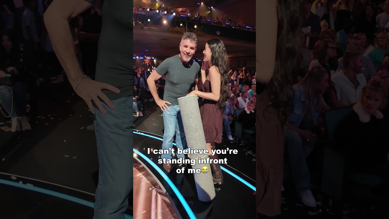Surprising Simon Cowell at AGT LIVE⭐️