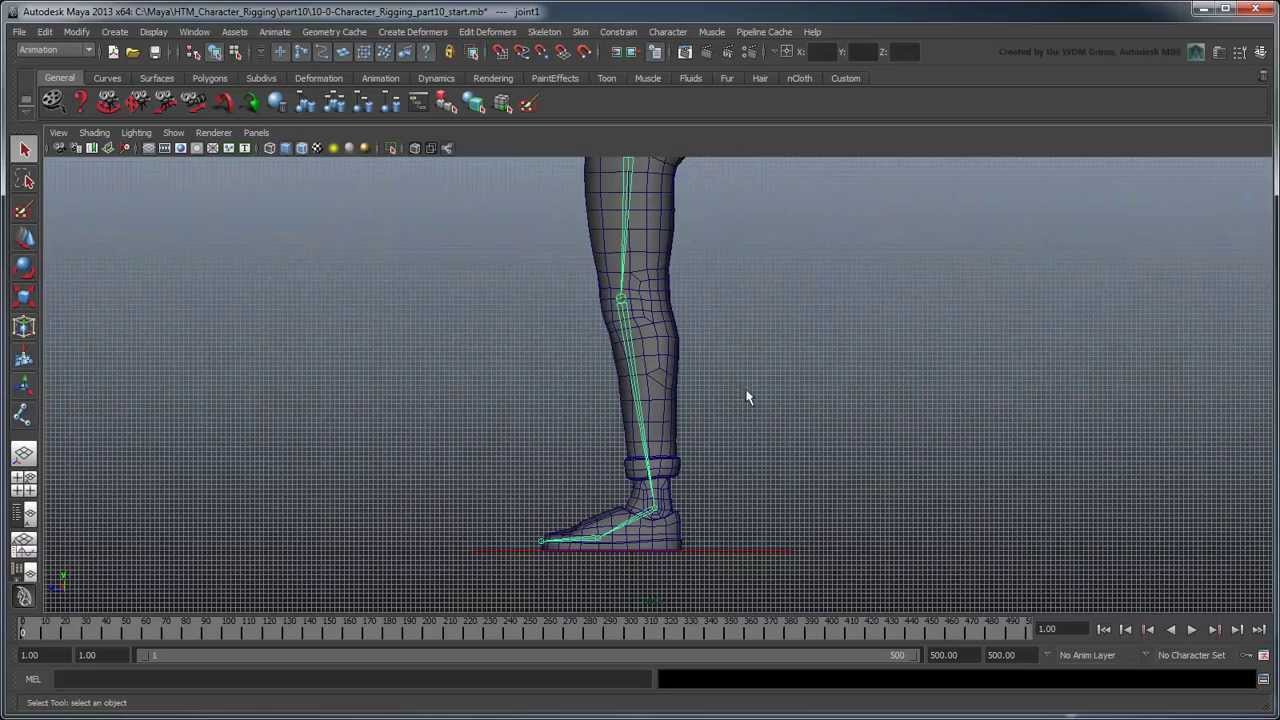 Creating a Character Rig - Part 10: Basic IK, FK, and result leg joints (Advanced)