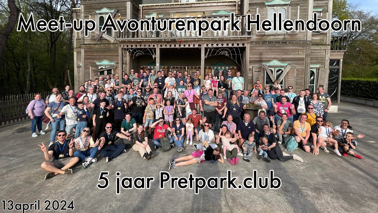 Meet-up Avonturenpark Hellendoorn - 5 jaar Pretpark.club