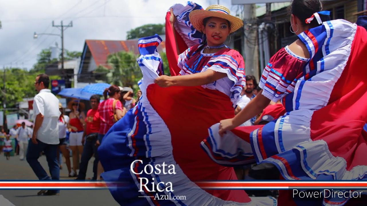 TRAJES TIPICOS DE LAS PROVINCIAS DE COSTA RICA  HD 720p