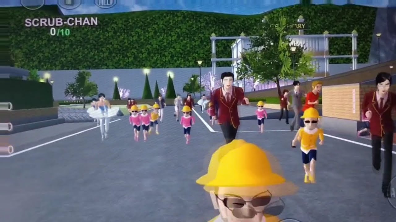 Earthquake in South Korea city in Sakura School Simulator (SHORT FILM)