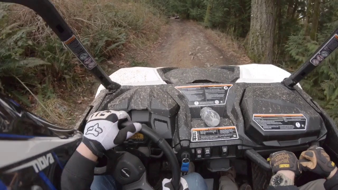Riding Walker Valley trail in my Can Am Maverick Trail 1000c
