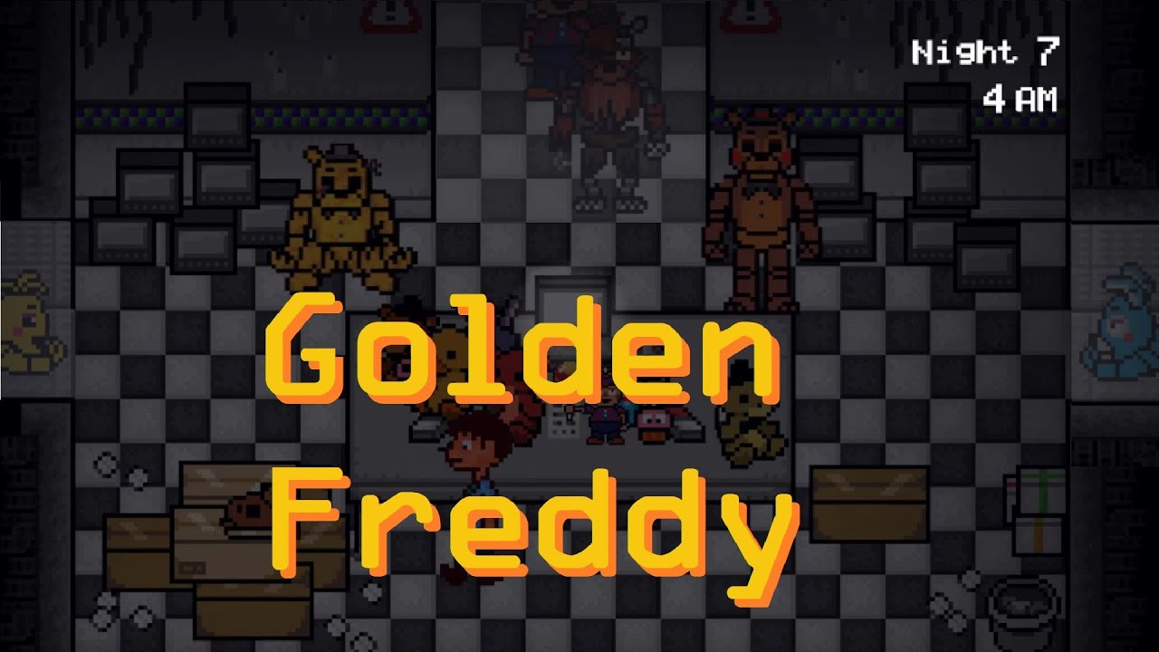 FNaF 2 2D rework | Golden Freddy Mode