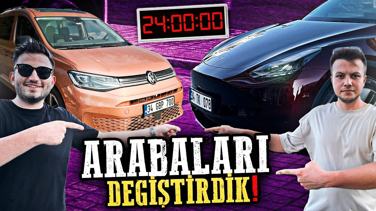 ARABALARI DEĞİŞTİRDİK ! CADDY vs&nbsp;TESLA