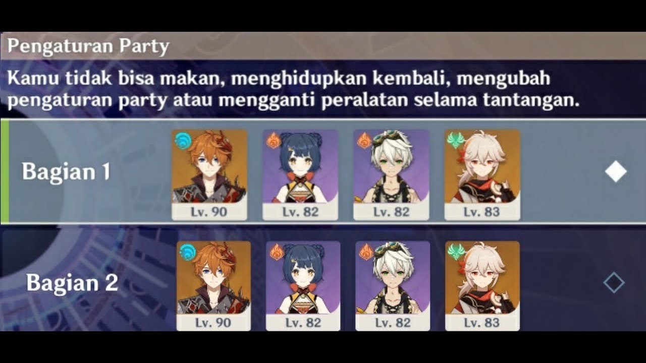 C0 Childe National Team - Re run Childe 3.2 - Genshin Impact Abyss 3.2 - Floor 12 9 Stars