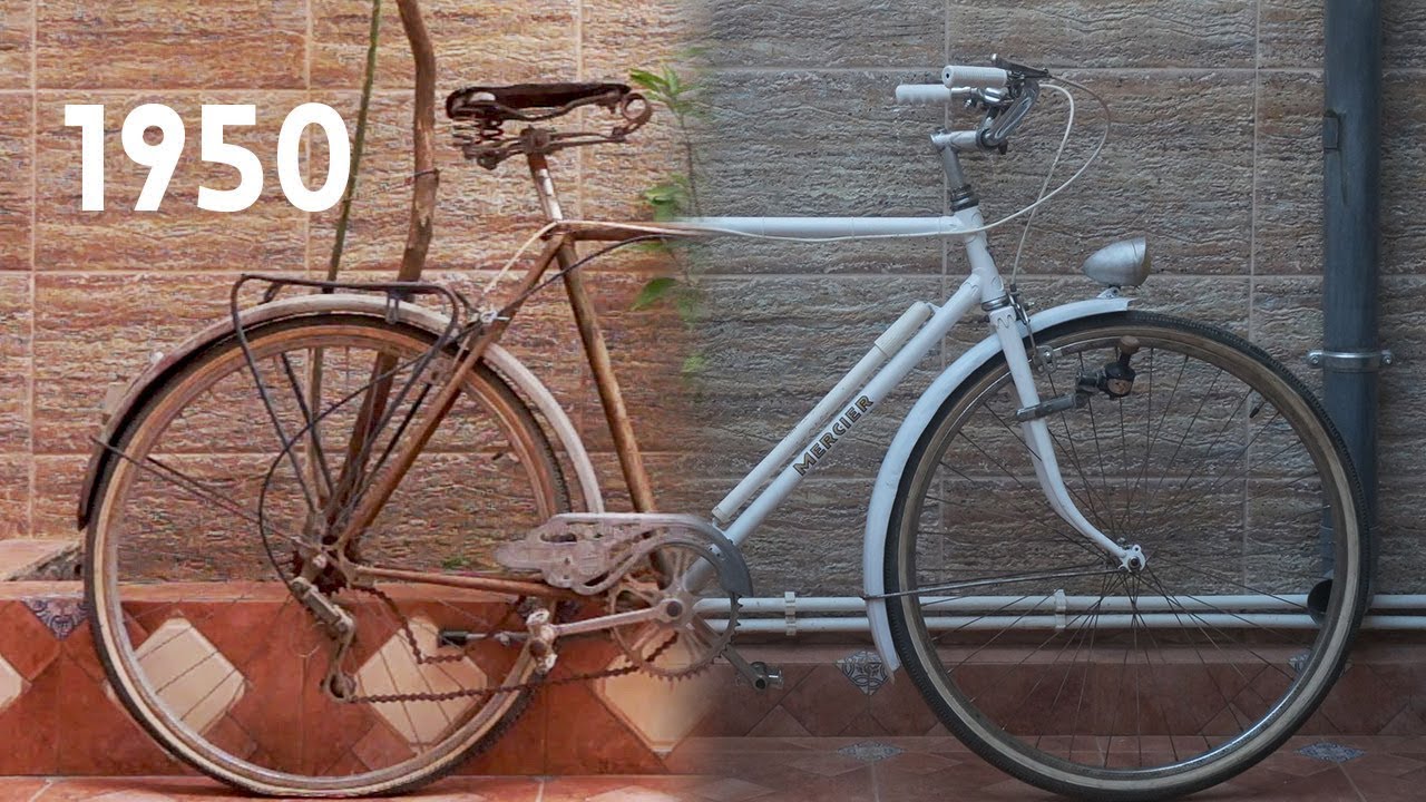 Relaxing Asmr: Restoring A Vintage French Bicycle From The 1950s