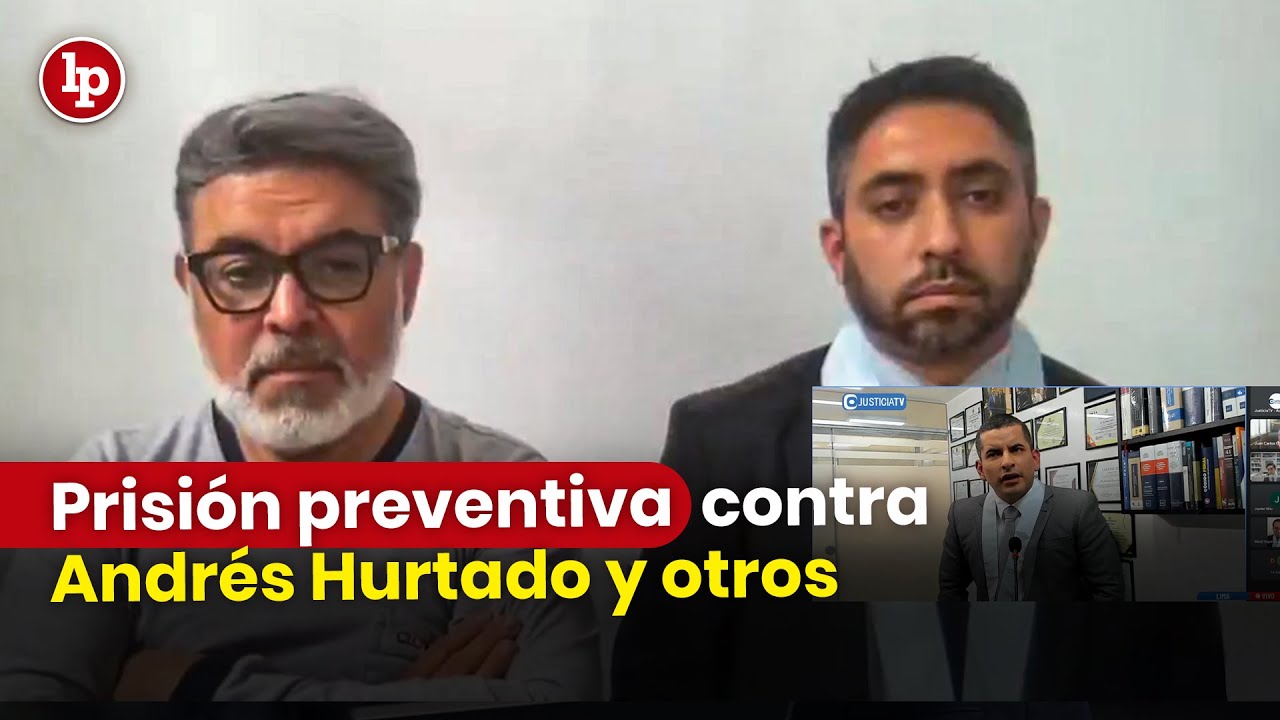 🔴Audiencia de prisión preventiva contra Andrés Hurtado, la fiscal Elizabeth Peralta y otros
