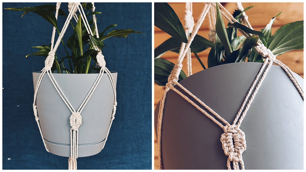 DIY: Macrame Plant Hanger - natural and simple