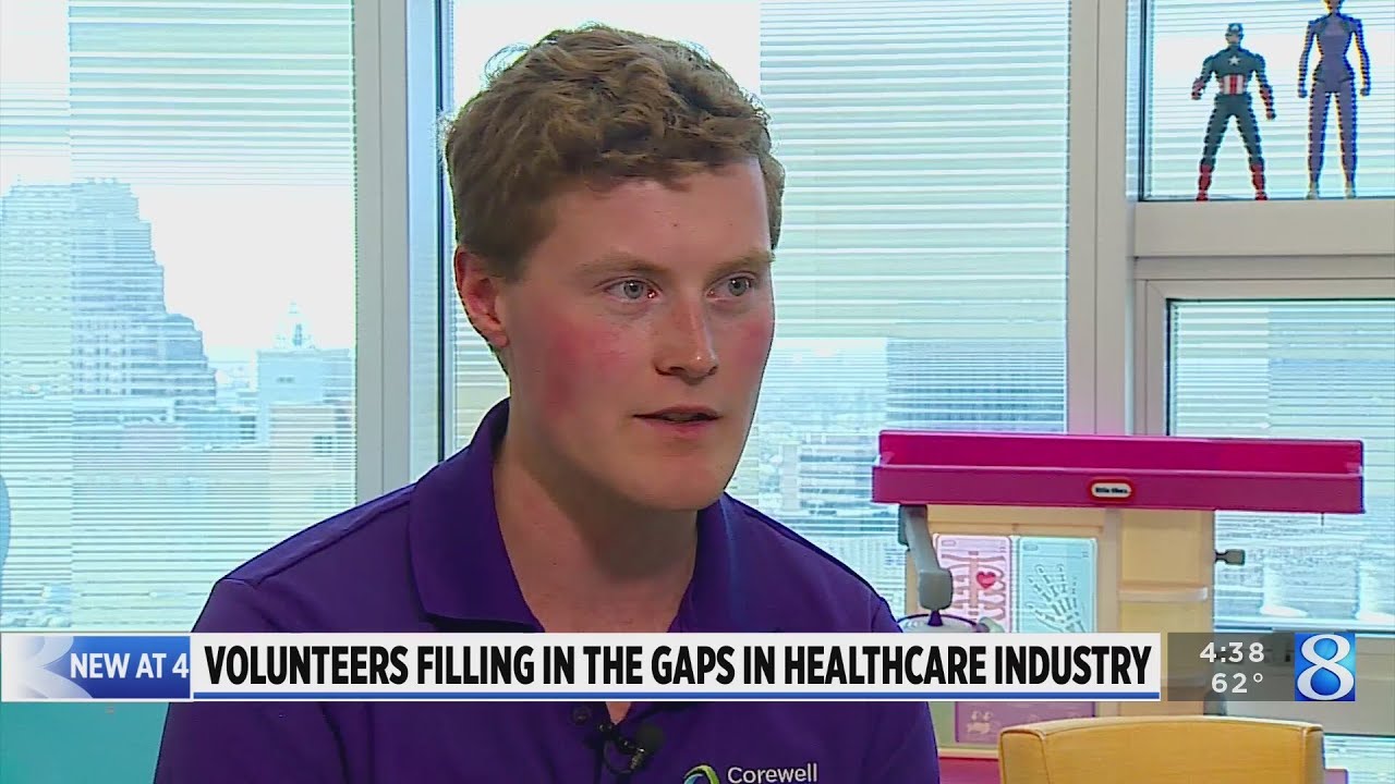 Volunteers filling in the gaps in healthcare industry
