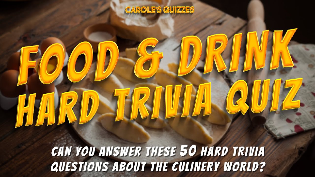 HARD 😲 Food & Drink Trivia Quiz | How Many Can YOU Answer? 😲
